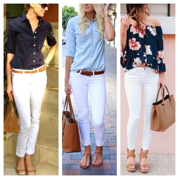 Citizens of Humanity Denim - Citizens of Humanity white denim cropped jeans