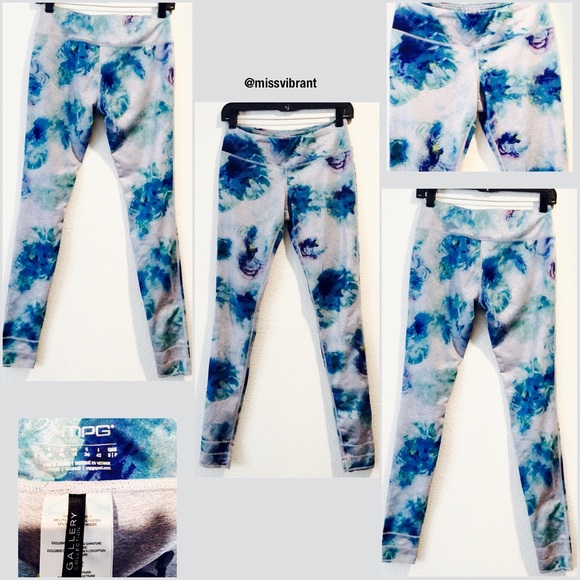 MPG Brand, Floral Pattern, Work-Out Leggings, SM.