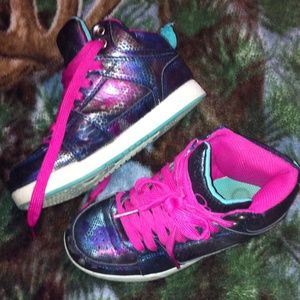 Little girls high top shoes