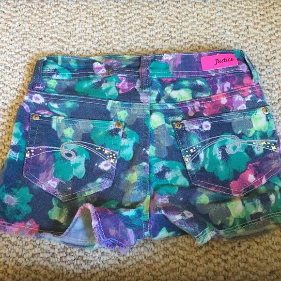 Justice colorful shorts - Picture 3 of 3
