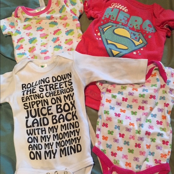 8 girl onesies