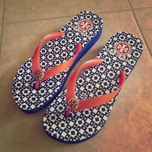 Tory Burch wedge flip flop
