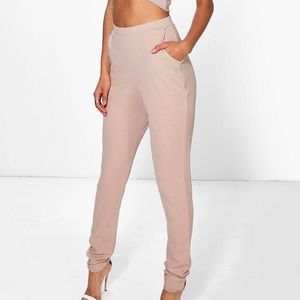 Tall crepe pocket trousers