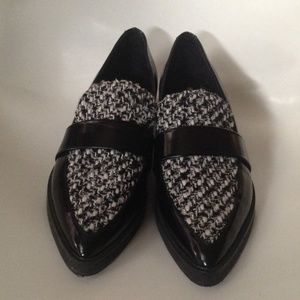 Zara pointed toe loafer with low heel