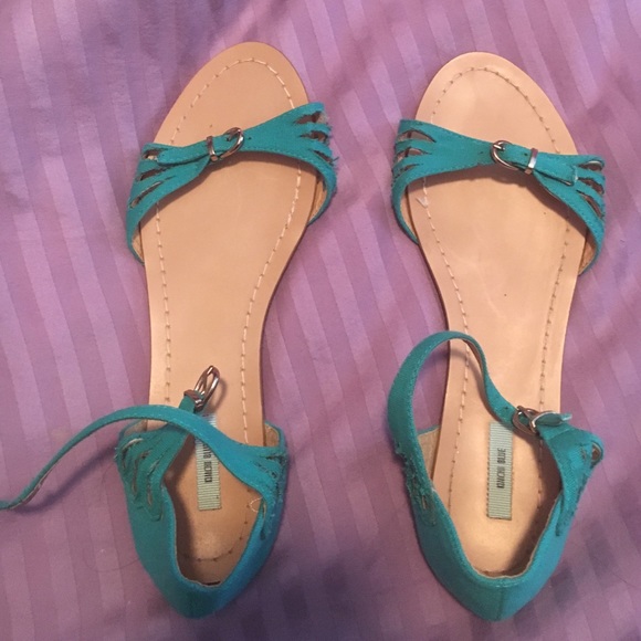 Turquoise sandals