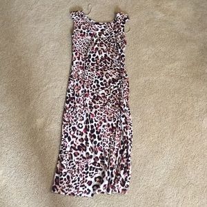 Dana Buchman leopard dress.
