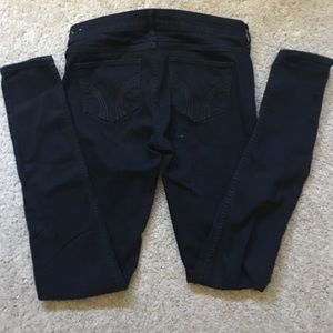 Hollister black skinny jeans