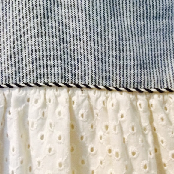 Roxy Brand Skater Dress, Striped + Floral Pop, SM. - Picture 4 of 4