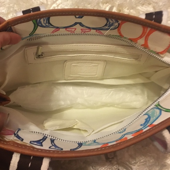 Colorful Coach Handbag - Picture 2 of 2