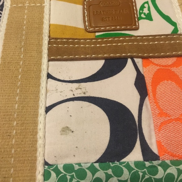 Patchwork Coach Handbag - Picture 3 of 3