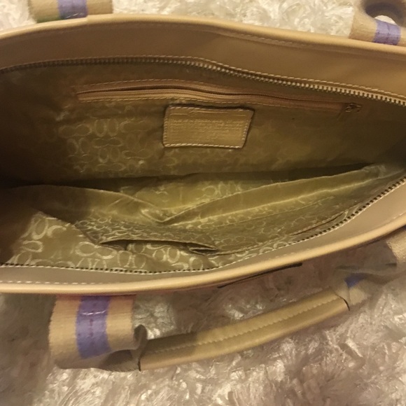 Colorful Patchwork Coach Handbag - Picture 2 of 2