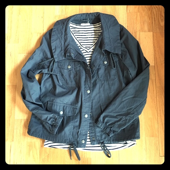 Old Navy Jackets & Blazers - Gray Fall Utility Jacket Women's Medium