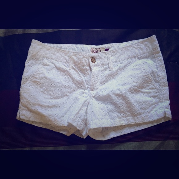 Lace Shorts. Size 9