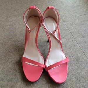 Pink Fine Strappy Sandals from Zara