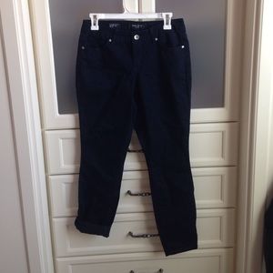 Dark Wash Nine West Cigarette Fit Skinny Jean