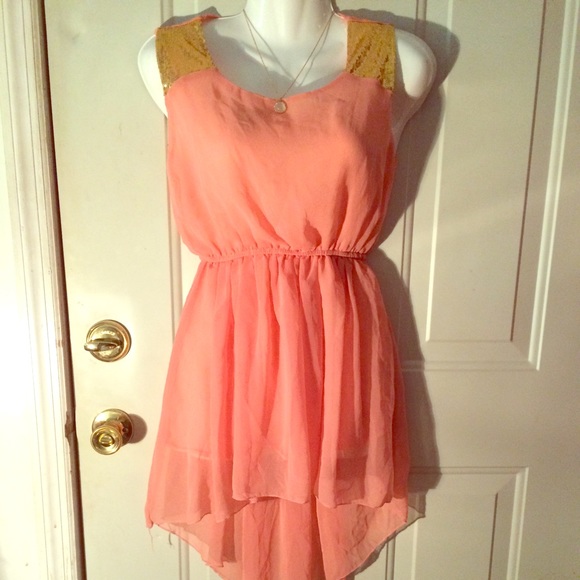 Peach Dress