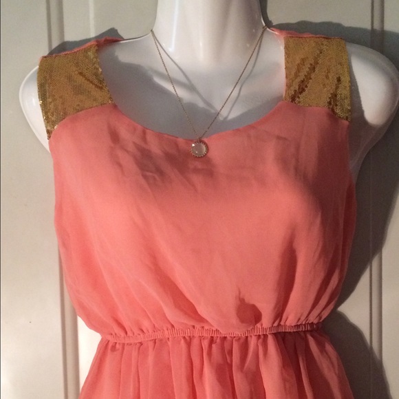 Peach Dress - Picture 2 of 4
