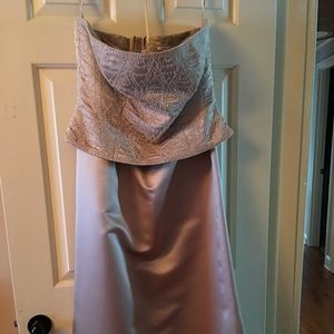 Donna Gray size 14 two piece gown