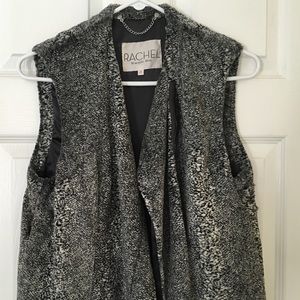 Black, white, grey vest from Rachel by Rachel Roy