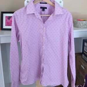 LandsEnd No Iron Supima Blouse