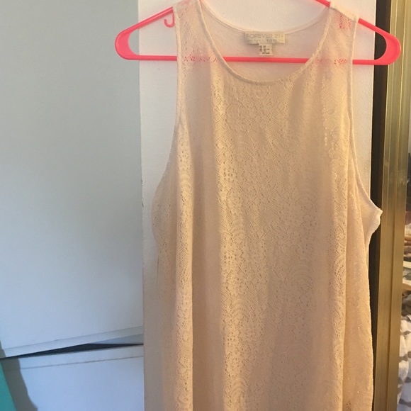 Lace forever 21 tank top only worn once !!