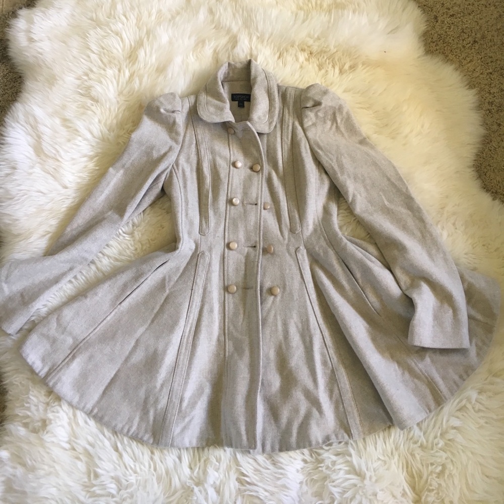 TopShop wool blend warm chic coat jacket! - Picture 1 of 3