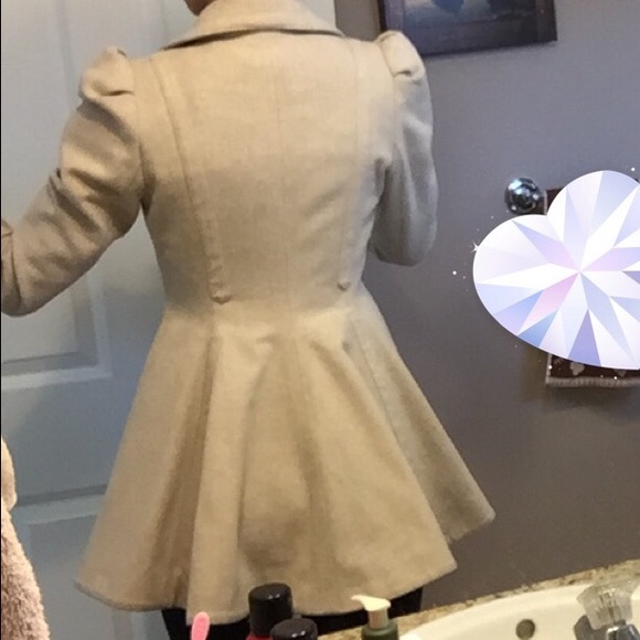 TopShop wool blend warm chic coat jacket! - Picture 3 of 3