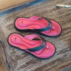 Nike Sandals-- pink and black