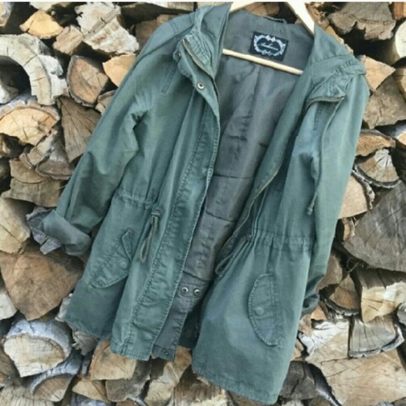 Olive Green Utility Jacket