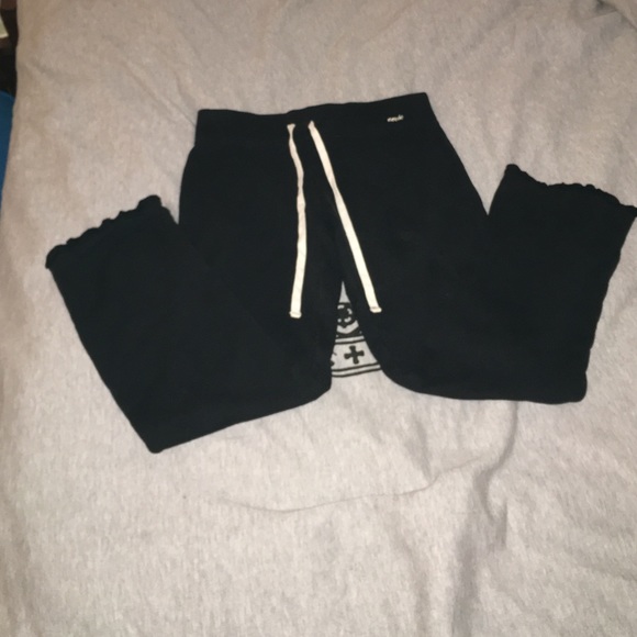 Soft Black Aerie Sweatpants
