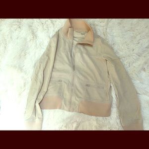 Corduroy motorcycle jacket