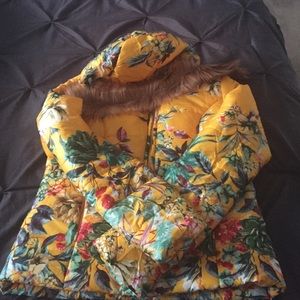 Floral Puffer Jacket