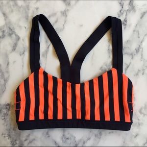 Lululemon Striped Sports Bra