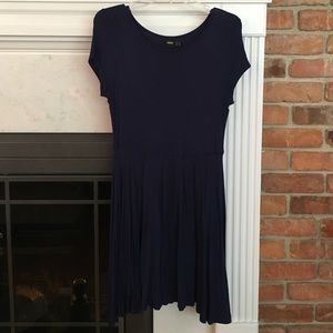ASOS Navy Blue Skater Dress