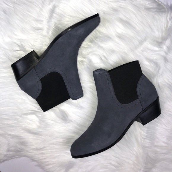 Steven by Steve Madden Shoes - STEVEN by Steve Madden Gray Suede Booties.