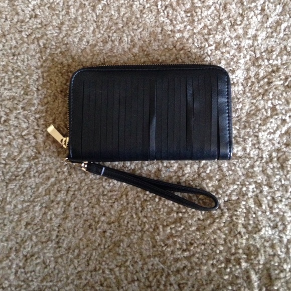 Black 3compartment wallet