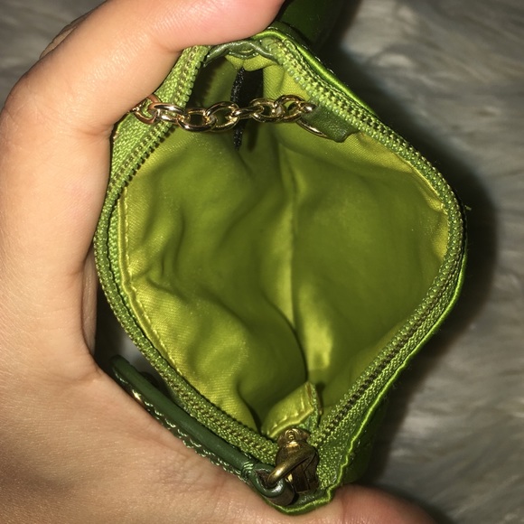 Green coach coin purse - Picture 4 of 4