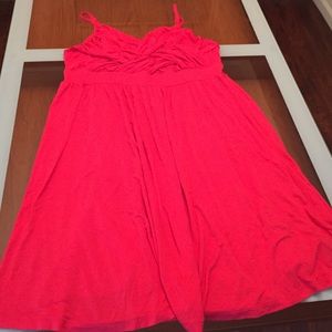 Coral summer dress