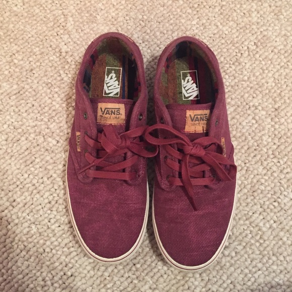 Maroon Vans