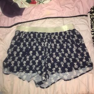 Pineapple printed shorts from aerie