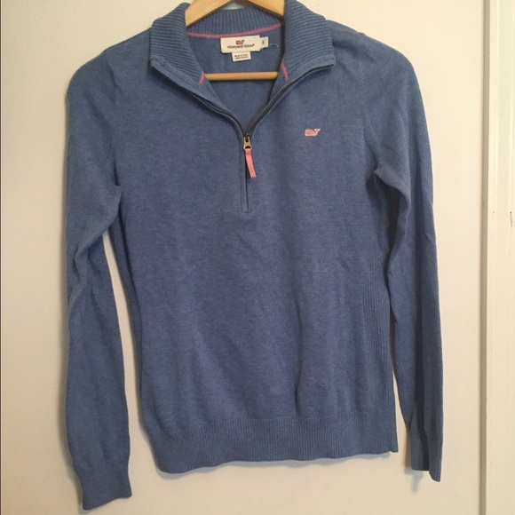 Vineyard Vines 1/4 zip Solid sweater