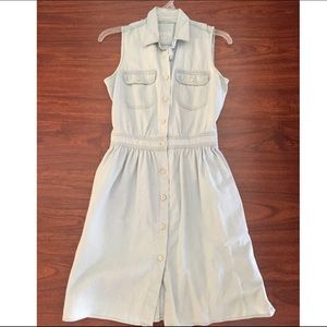GAP sleeveless denim dress