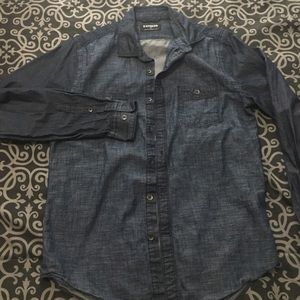 EXPRESS denim button down