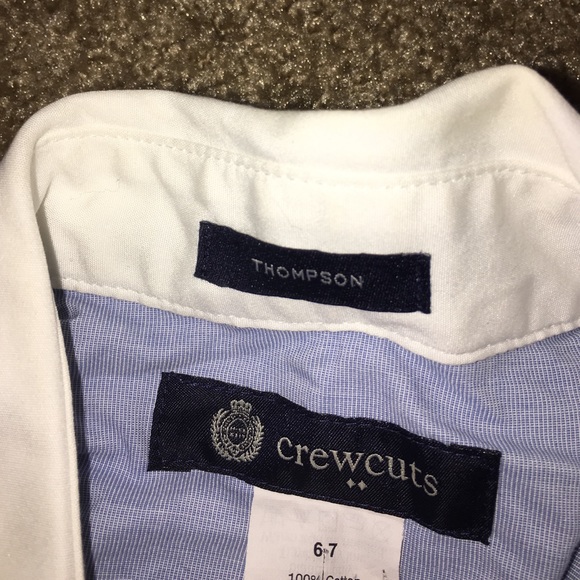 Kids crew cuts button down t shirt