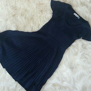 Anthropologie Navy Sweater Derss