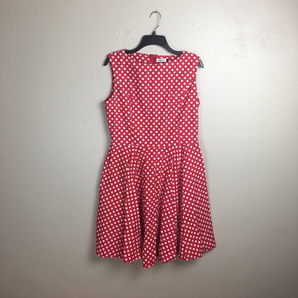 ModCloth Dresses & Skirts - Red Polka Dot Dress ❤️