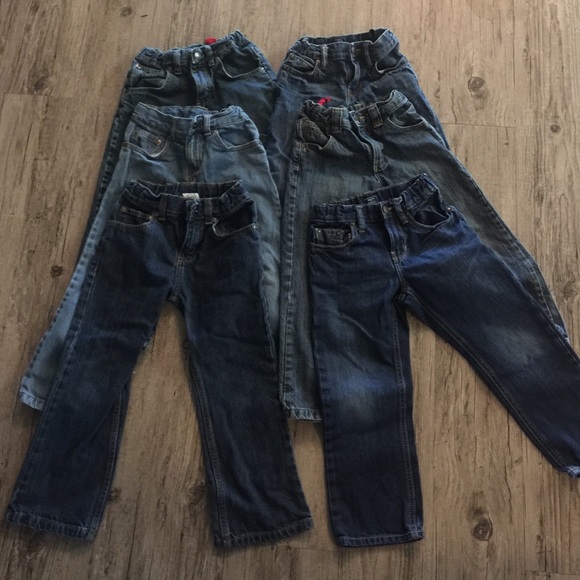 Bundle of 6 Boys Jeans size 5t