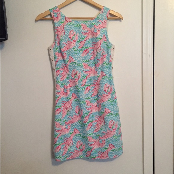 Lilly Pulitzer Delia Shift Dress in Lobstah Roll
