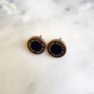 Marc Jacobs Enamel Logo Stud Earrings