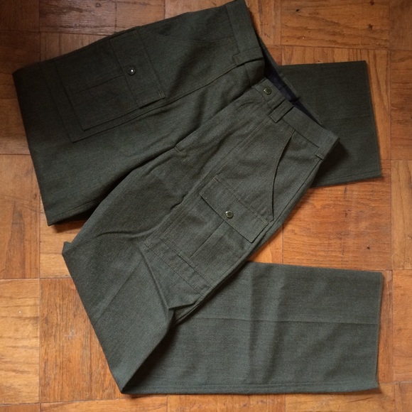 NWT Filson hunter green virgin wool pants
